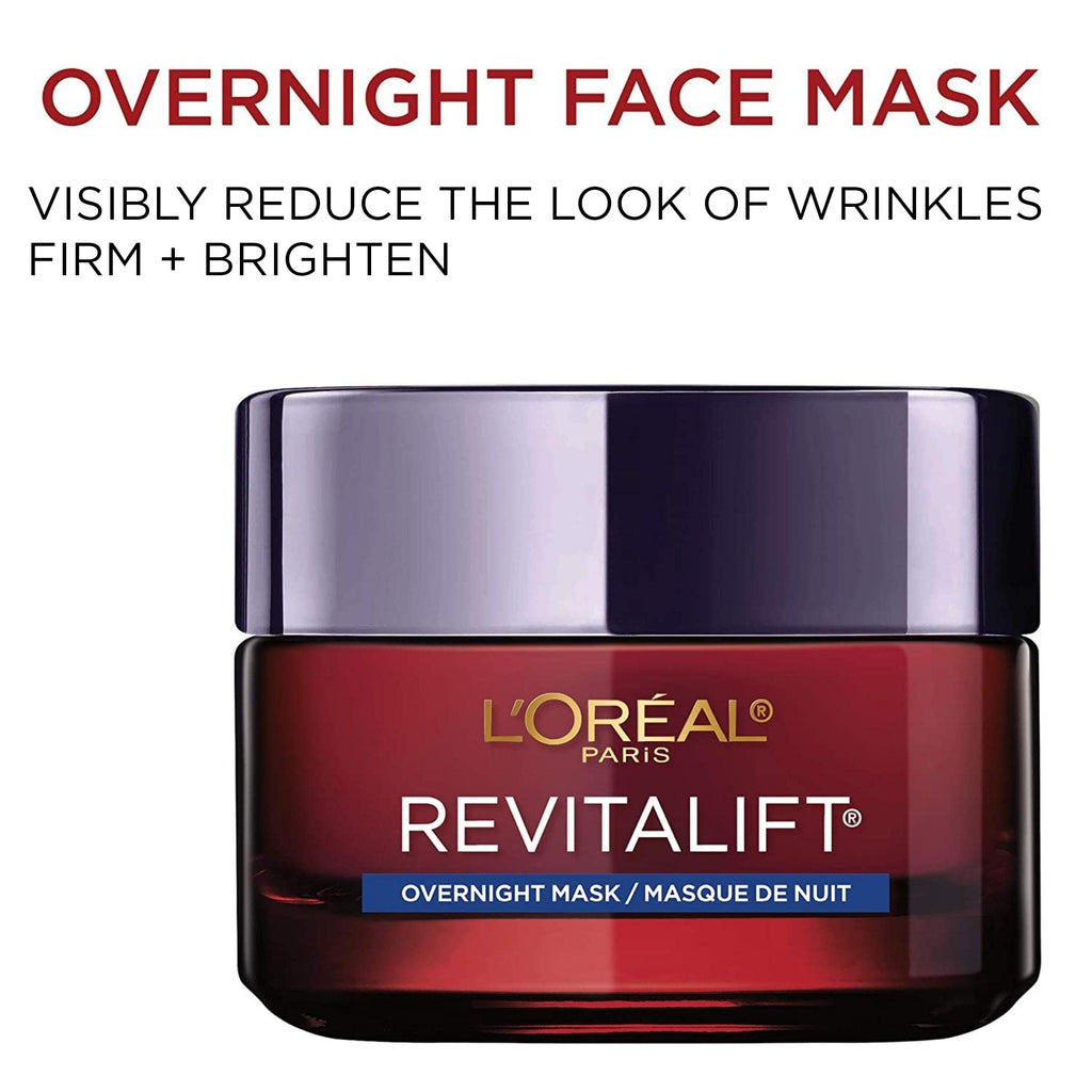 L'Oreal Paris Revitalift Triple Power Overnight Mask - Pro-Retinol, Hyaluronic Acid & Vitamin C (1.7 oz)
