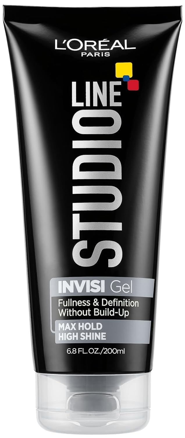 L'Oreal Paris Studio Line INVISI Gel – Strong Hold, 6.80 oz (Packs of 3)