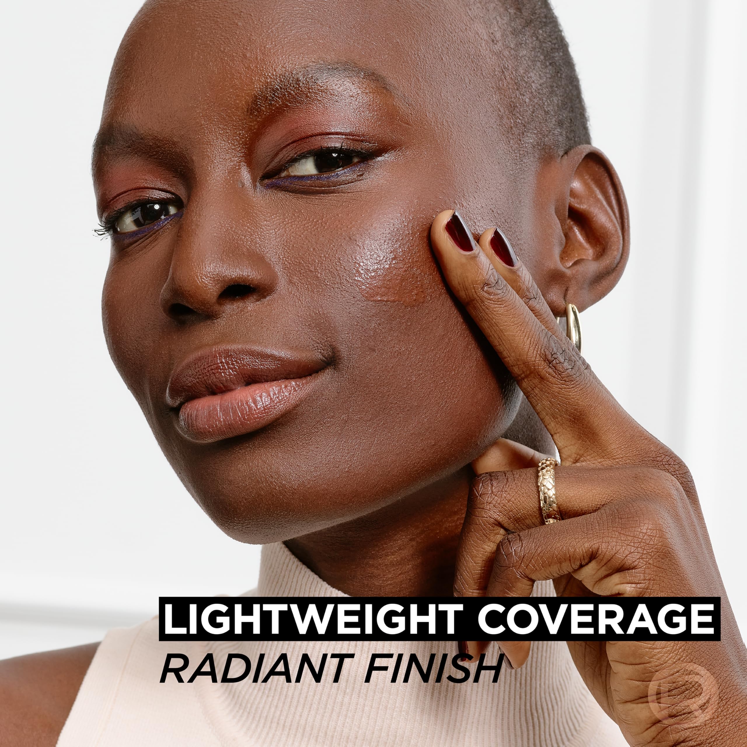 L'Oreal Paris True Match Nude Hyaluronic Tinted Serum Foundation – Medium Deep 8.5-9.5 | Hydrating Tint