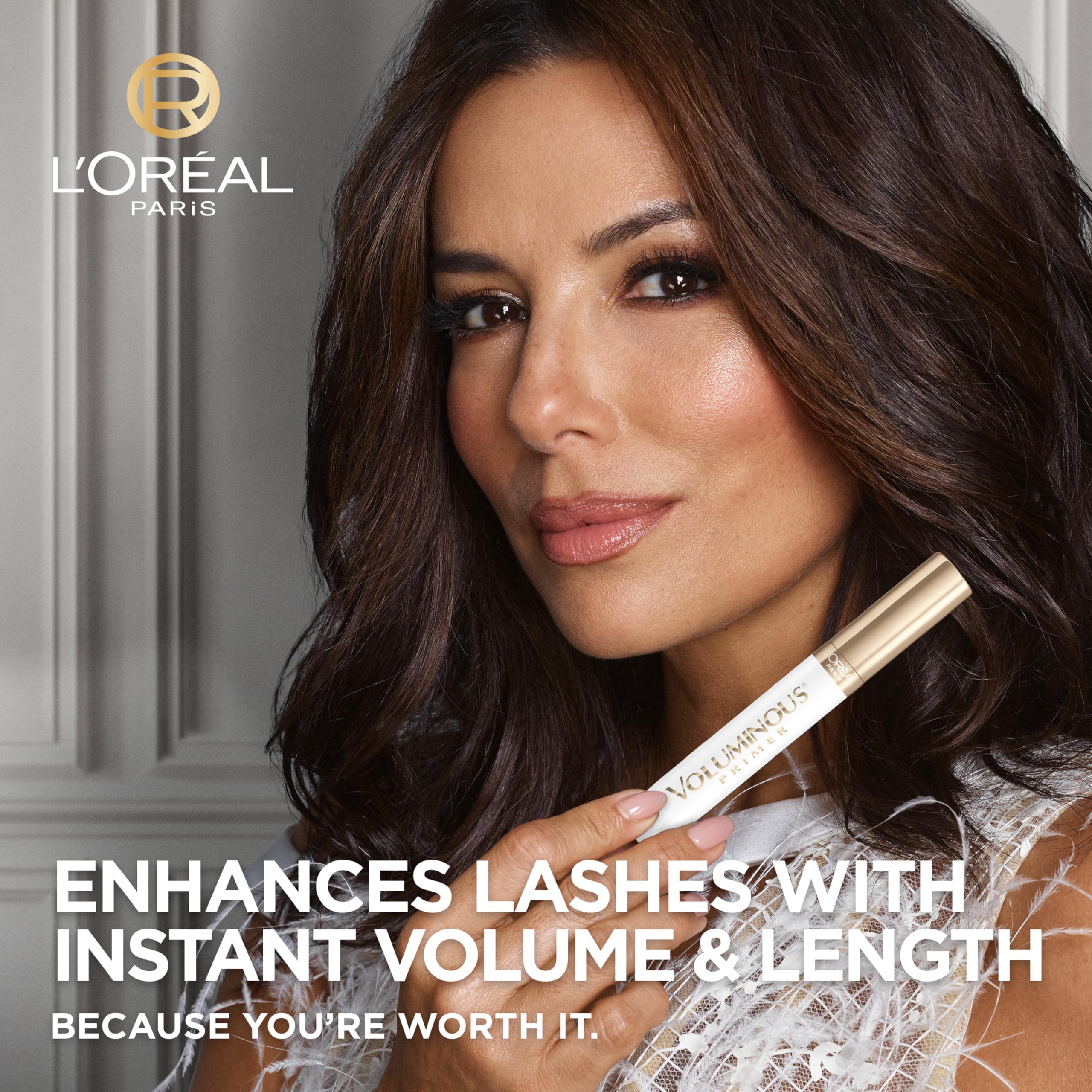 L'Oréal Paris Voluminous Lash Boosting Conditioning Primer Mascara – White Primer (2 Count)