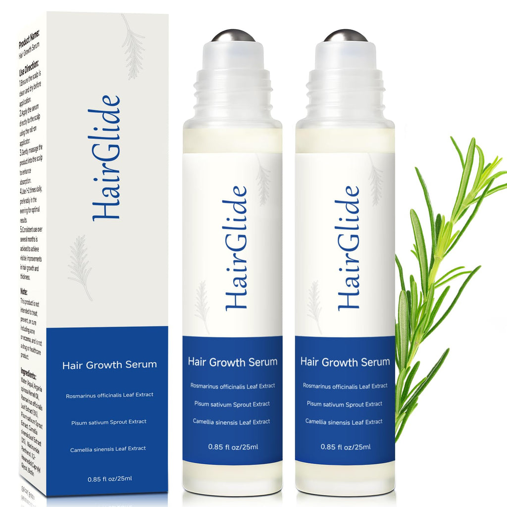 LOREVIYA Hair Growth Serum Roll On – Rosemary Oil for Thicker, Fuller Hair (25ml)