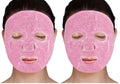 LotFancy Face Ice Pack — Reusable Gel Bead Cold/Hot Mask (Pack of 2)