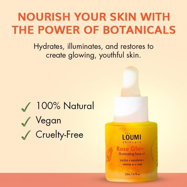LOUMI Skincare Glow & Aloe Duo Bundle – RoseGlow Oil + Say Aloe! All Day Cream