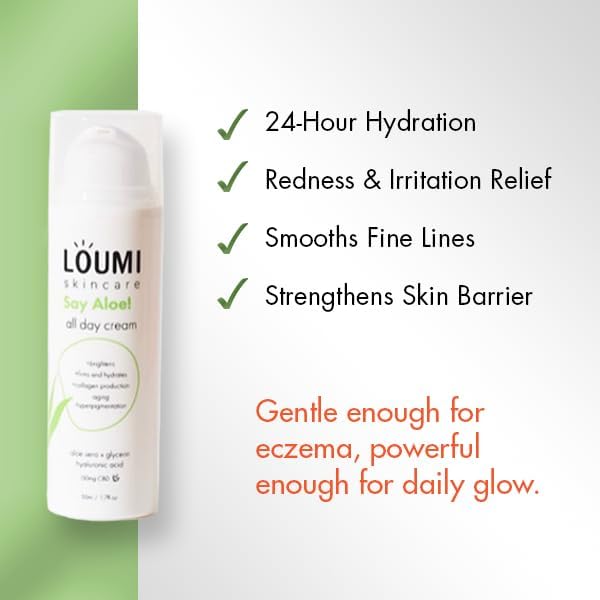 LOUMI Skincare Glow & Aloe Duo Bundle – RoseGlow Oil + Say Aloe! All Day Cream