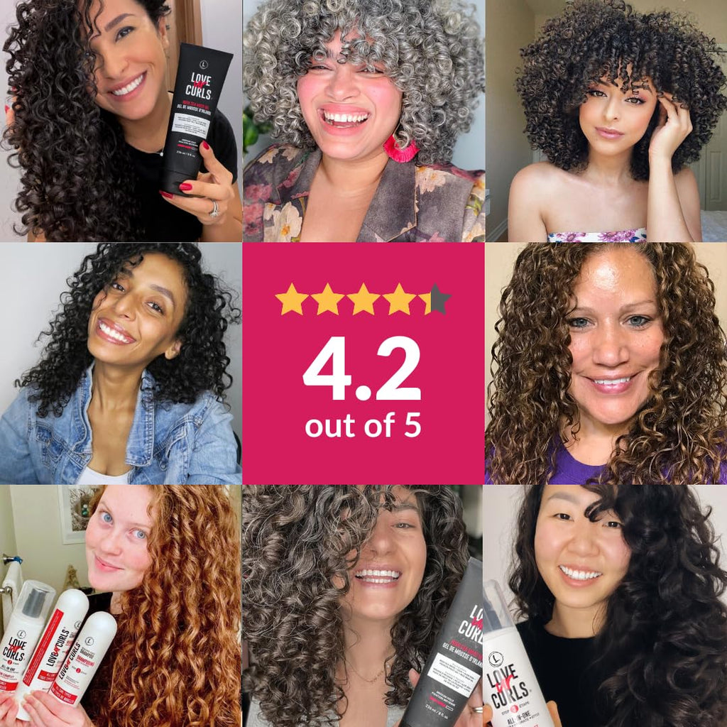 Love Ur Curls - Ultra-Defining Curl Kit: Shampoo, Conditioner, All-in-One Styler + Irish Sea Moss Gel