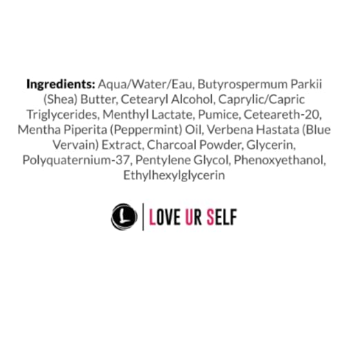 Love Ur Curls Exfoliating Scalp Scrub – Pre-Shampoo Buildup Removal, Peppermint, 150mL