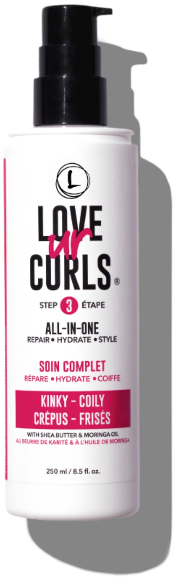 Love Ur Curls Kinky-Coily All-in-One Curl Cream Styler – Define, Hydrate & Style (250mL)