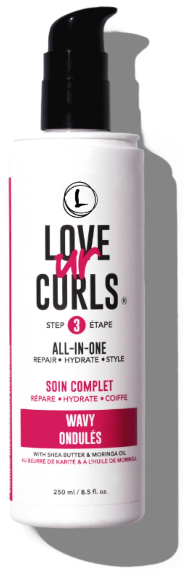 Love Ur Curls LUS All-in-One Styler for Natural Wavy Hair – 8.5 oz | Repair, Hydrate & Style in One Step