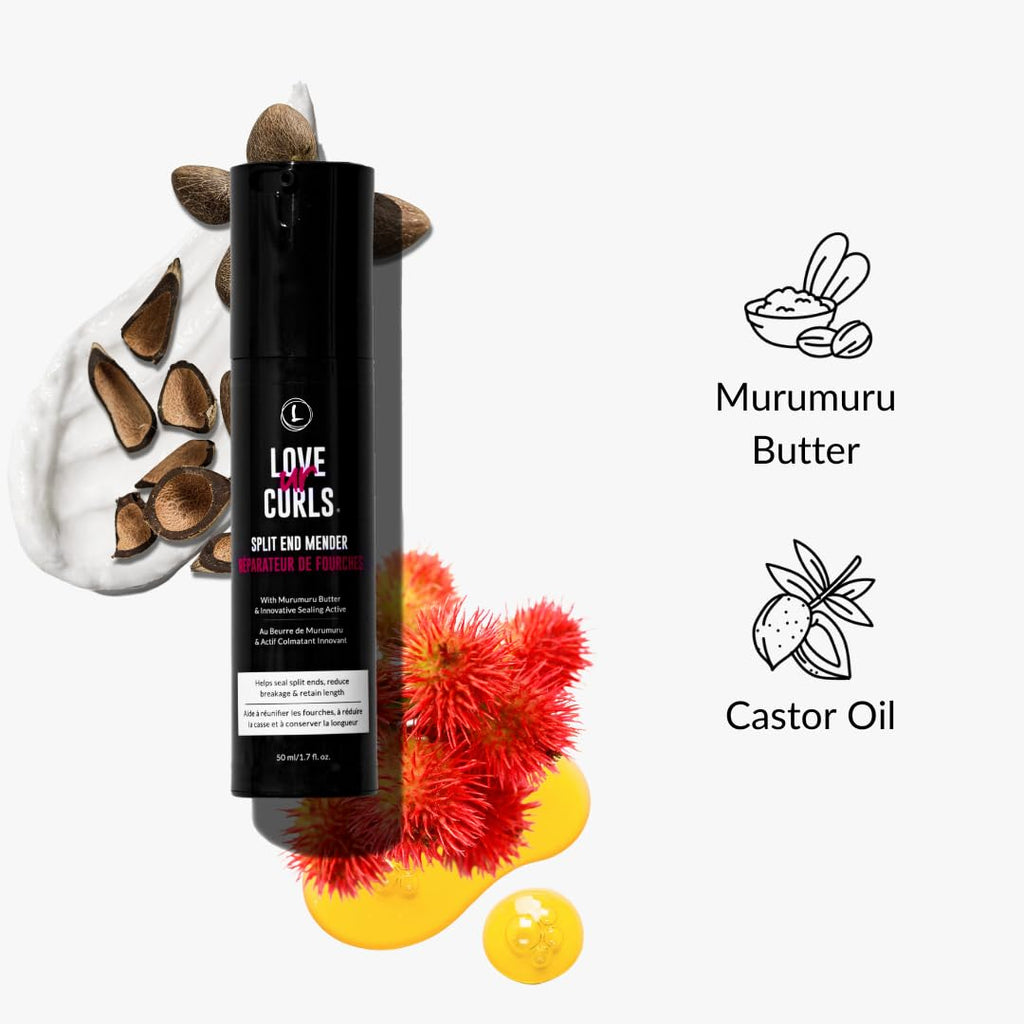 Love Ur Curls Split End Mender — Restorative Leave-In Treatment for Damaged Hair