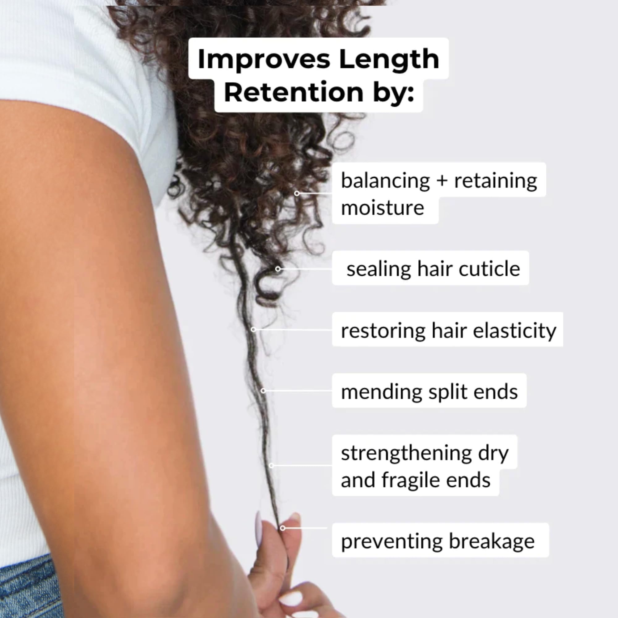 Love Ur Curls Split End Mender — Restorative Leave-In Treatment for Damaged Hair