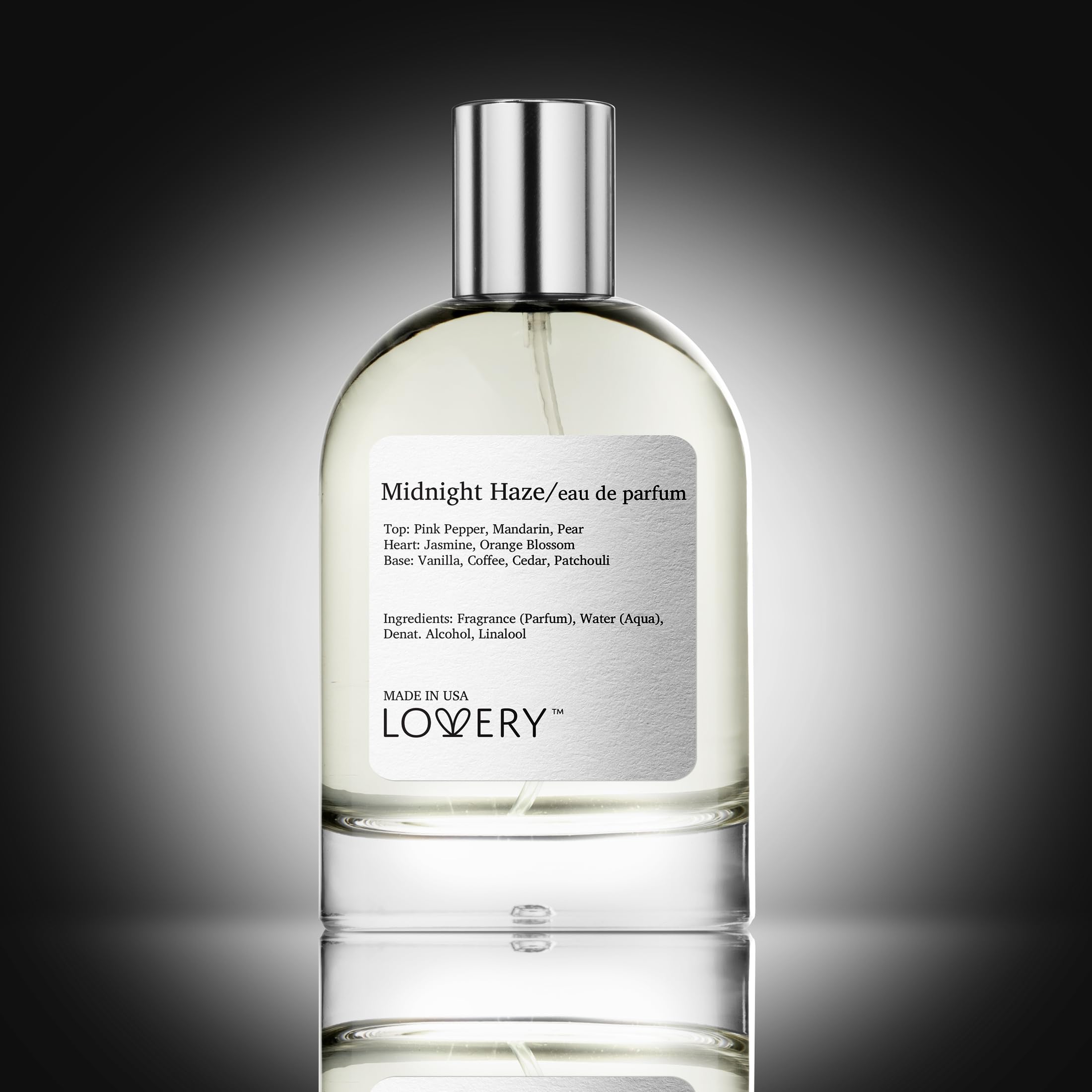 LOVERY Midnight Haze Eau de Parfum for Women – 100 ml, Vegan, Long-Lasting