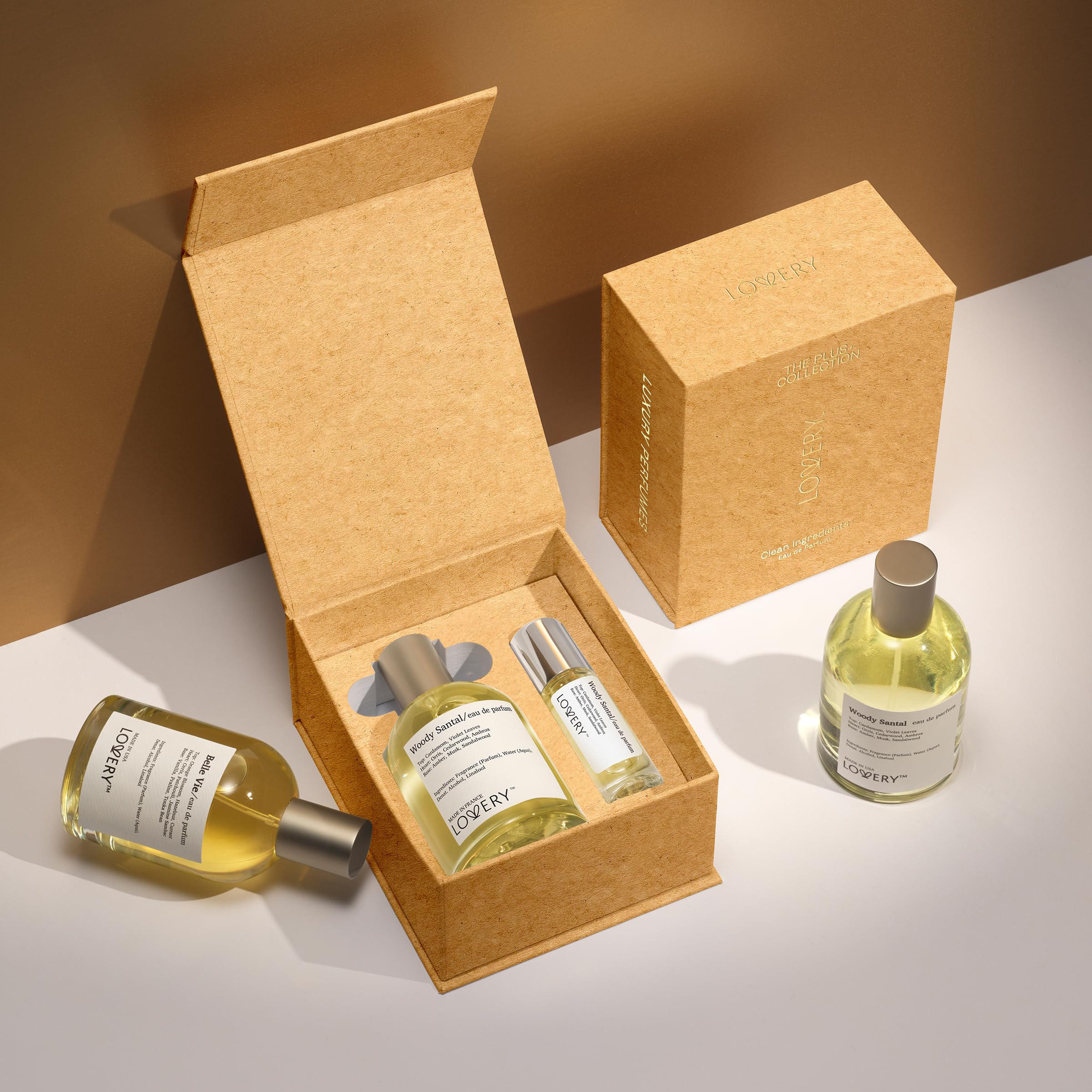 LOVERY Woody Santal Sandalwood – Inspired by Santal 33, Travel Spray Bottle 100mL + 10mL