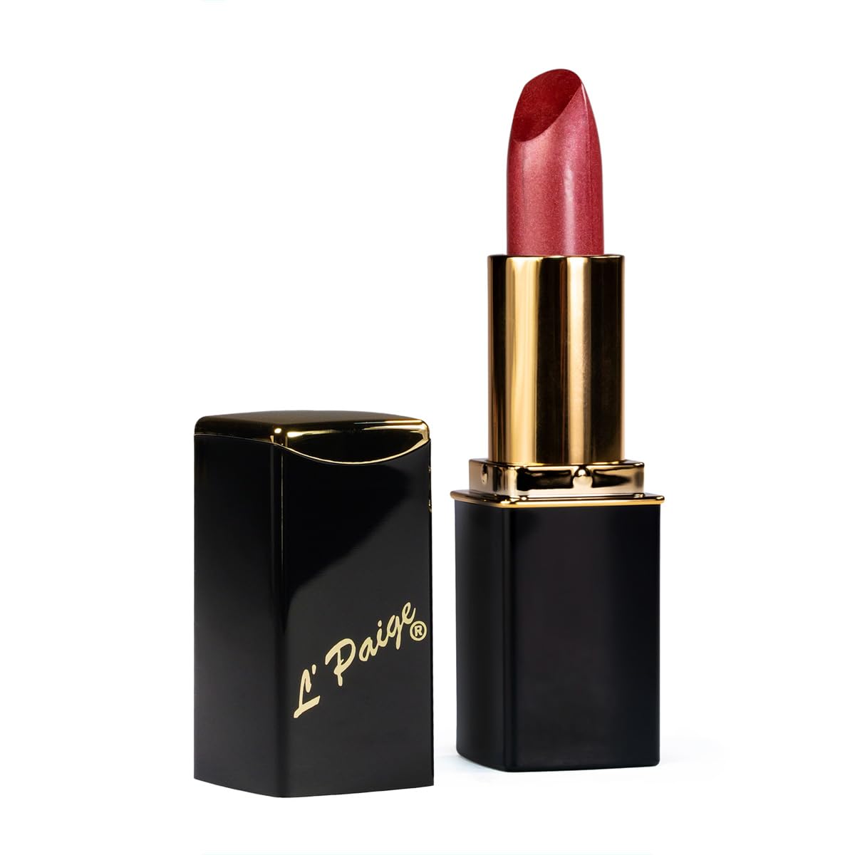 L'Paige L45 ICY MAUVE Designer Lipstick – Aloe Vera-Based Hydration, Long-Lasting Color, Frosted Satin Pearl Finish