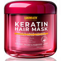 LSKINBATH Keratin & Collagen Repair Hair Mask for Damaged Hair | Deep Conditioning & Frizz Control