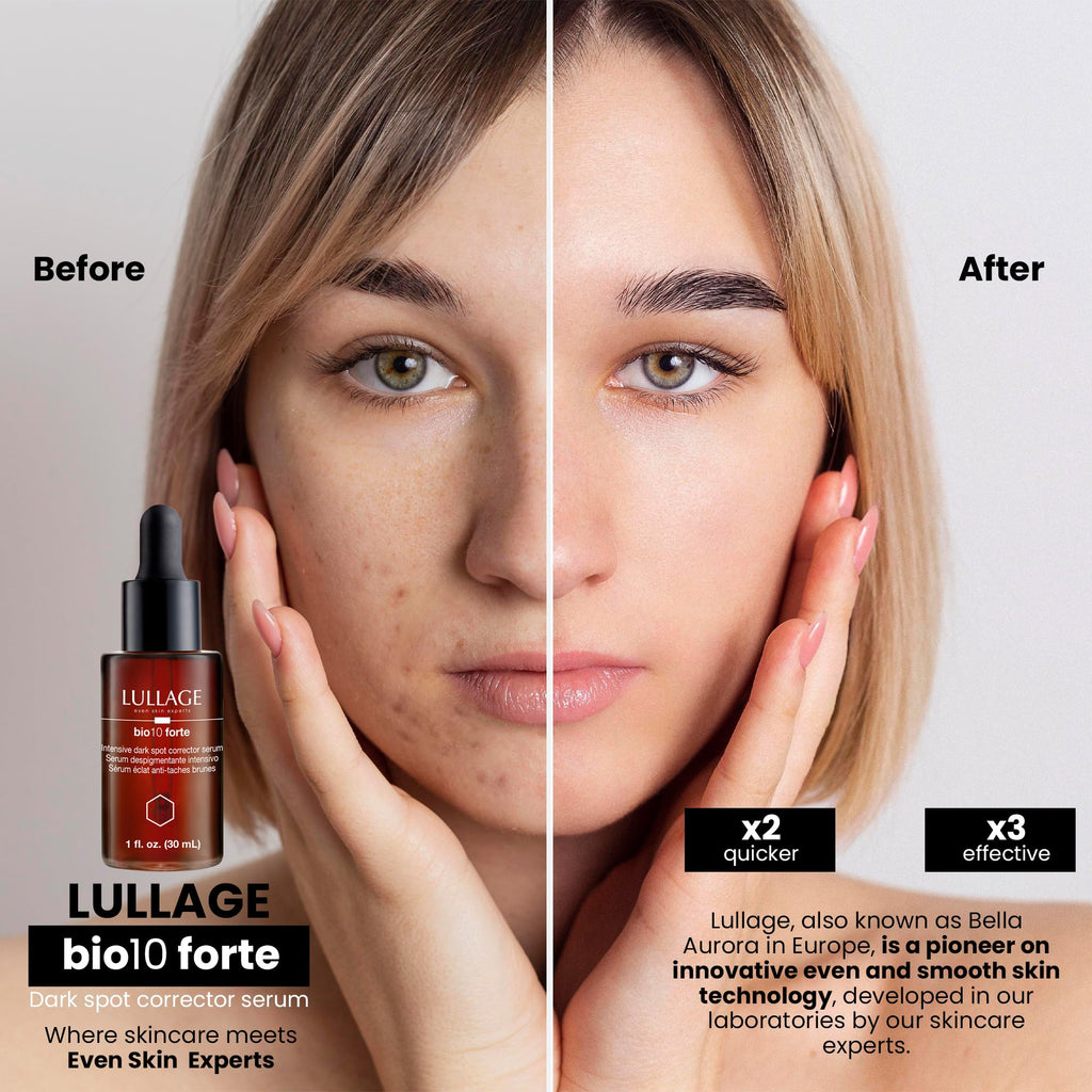 LULLAGE Bio10 Forte Intensive Dark Spot Serum – Vitamin C, B-CORE 221 Technology | 1 fl oz