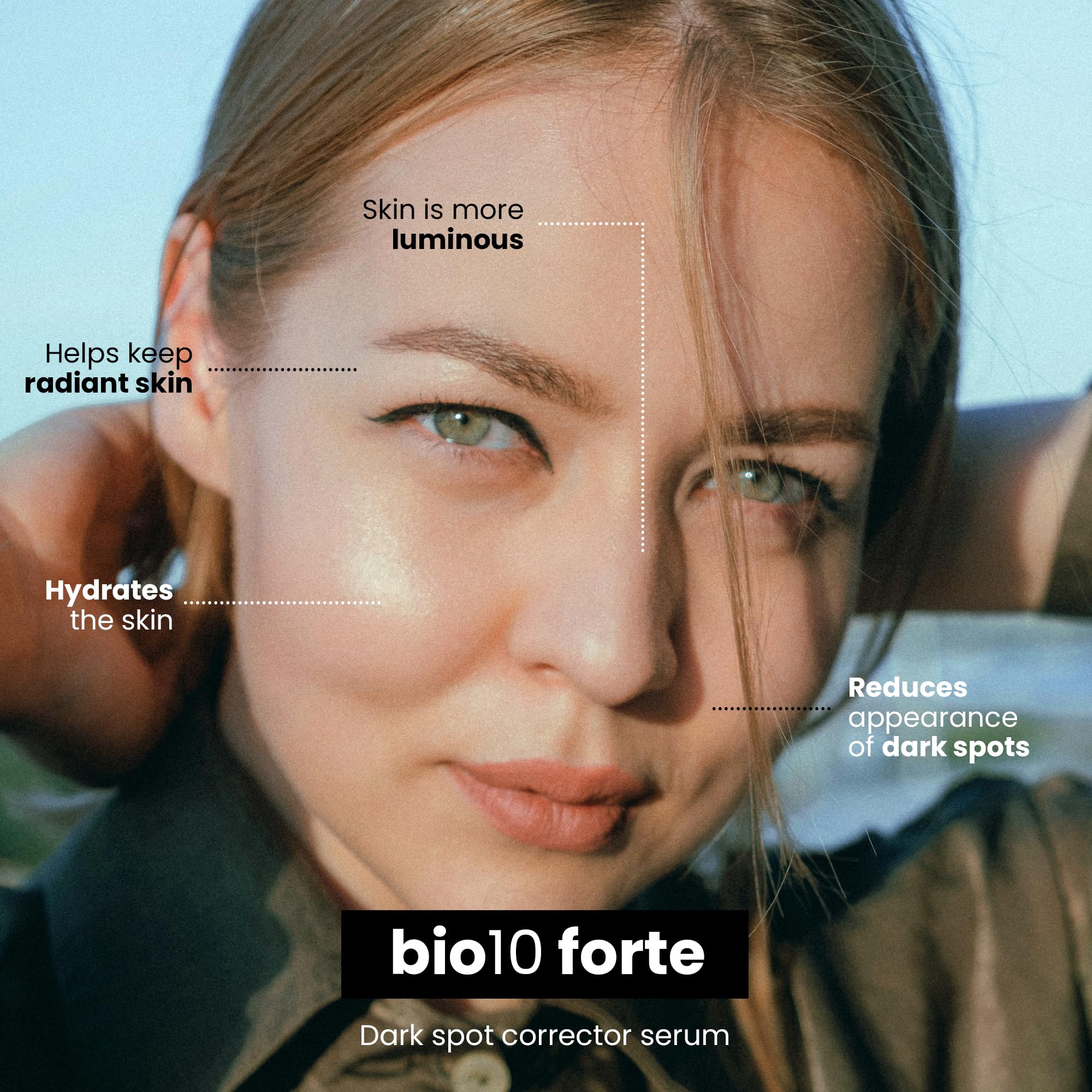 LULLAGE Bio10 Forte Intensive Dark Spot Serum – Vitamin C, B-CORE 221 Technology | 1 fl oz