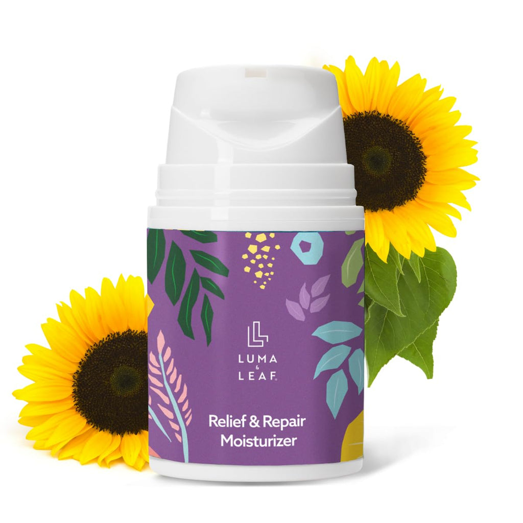 LUMA & LEAF Dry Skin Face Moisturizer – Lightweight Hydration for Sensitive, Eczema & Rosacea-Prone Skin