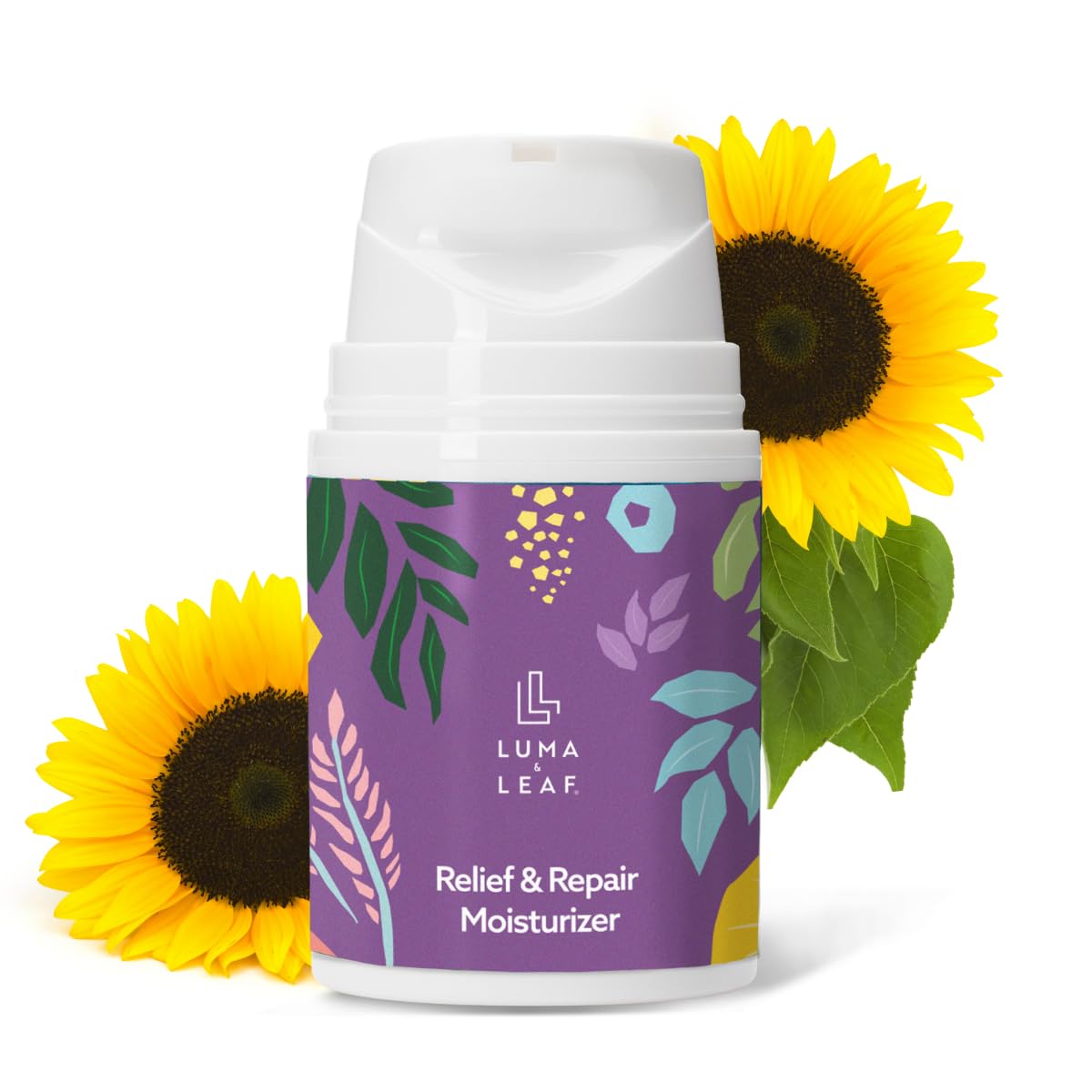 LUMA & LEAF Dry Skin Face Moisturizer – Lightweight Hydration for Sensitive, Eczema & Rosacea-Prone Skin