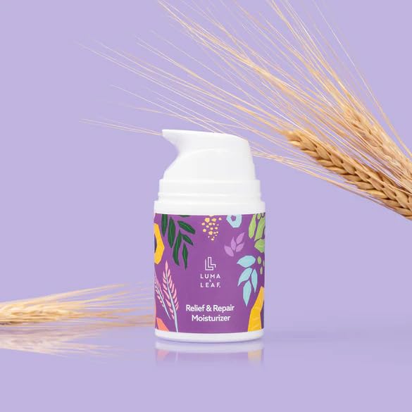 LUMA & LEAF Dry Skin Face Moisturizer – Lightweight Hydration for Sensitive, Eczema & Rosacea-Prone Skin
