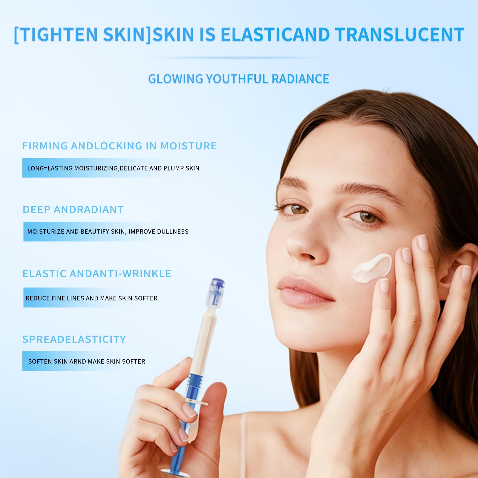 Lumazo Polypeptide Collagen Elastic Essence Cream – Lightweight Hydration & Elasticity Support for All Skin Types