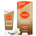 Lume Whole Body Deodorant Bundle – Invisible Cream Mini + Vanilla Bliss Solid Stick – 72-Hour Odor Control