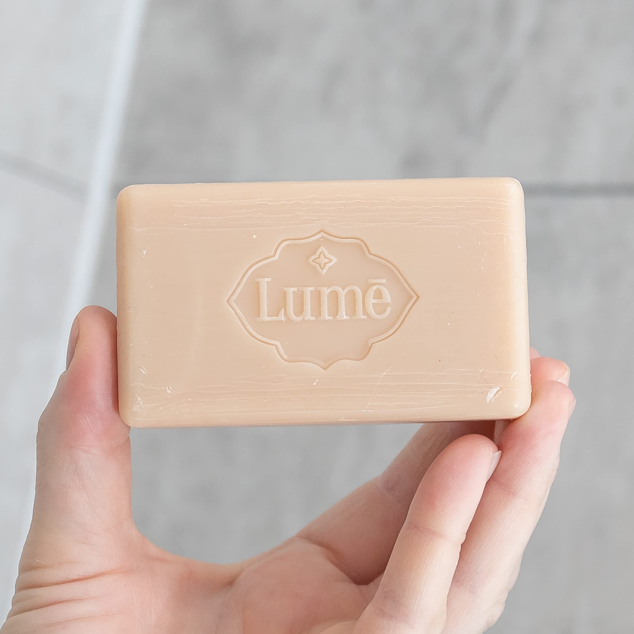 Lume Triple Milled Bar Soap – Rich Moisture & Clean Tangerine (Pack of 4)