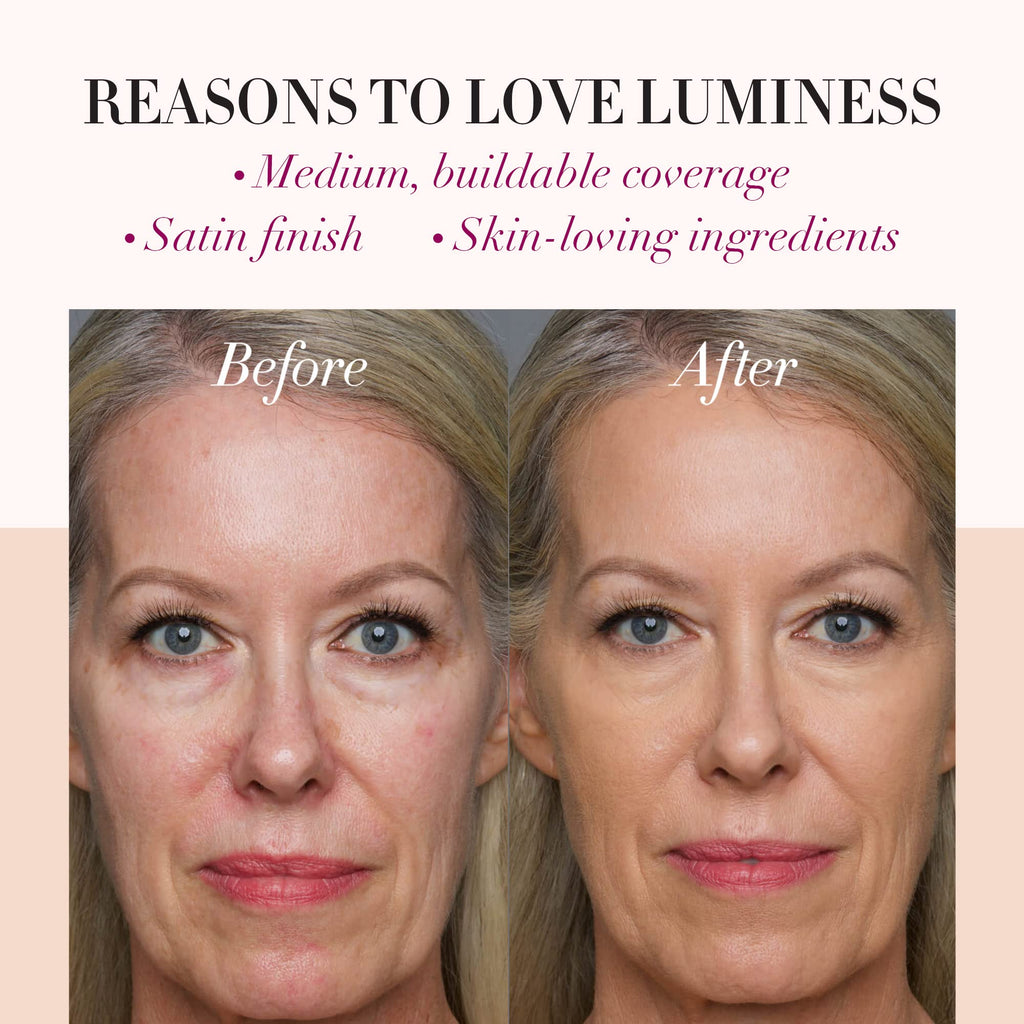 LUMINESS Silk Airbrush Spray Foundation – Full Coverage Hydrating Foundation, Hyaluronic Acid & Silk (Shade Fair)