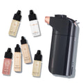 Luminess Breeze Duo Airbrush Makeup System – Fair Coverage, 9-Piece Kit with Silk Foundations & Primer