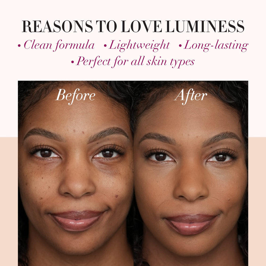 LUMINESS Silk Airbrush Spray Foundation Deep Dark – Hydrating Full Coverage