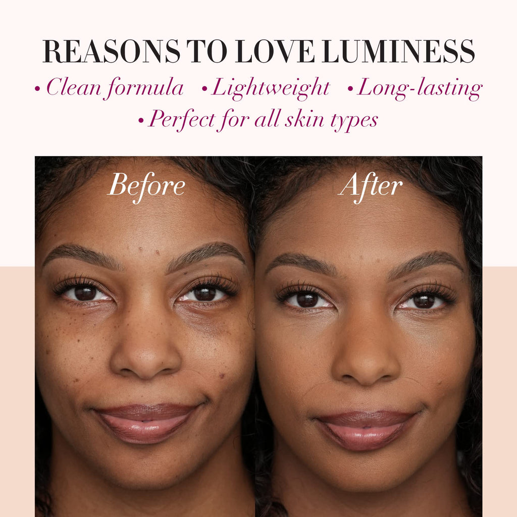 LUMINESS Silk Airbrush Primer & Foundation Kit Deep – Hydration, Buildable Coverage