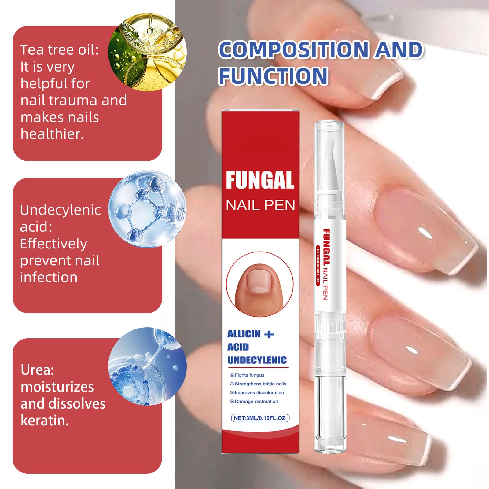 Lumzist Fungal Nail Renewal Pen (2-Pack) – Restore Color, Strength & Clarity
