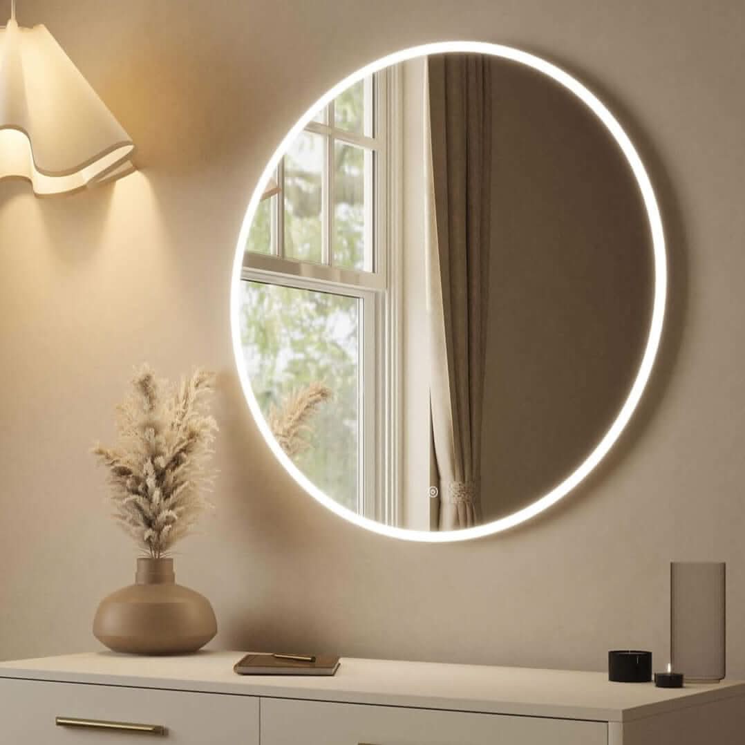 Ava Round Wall Mounted Mirror 80cm