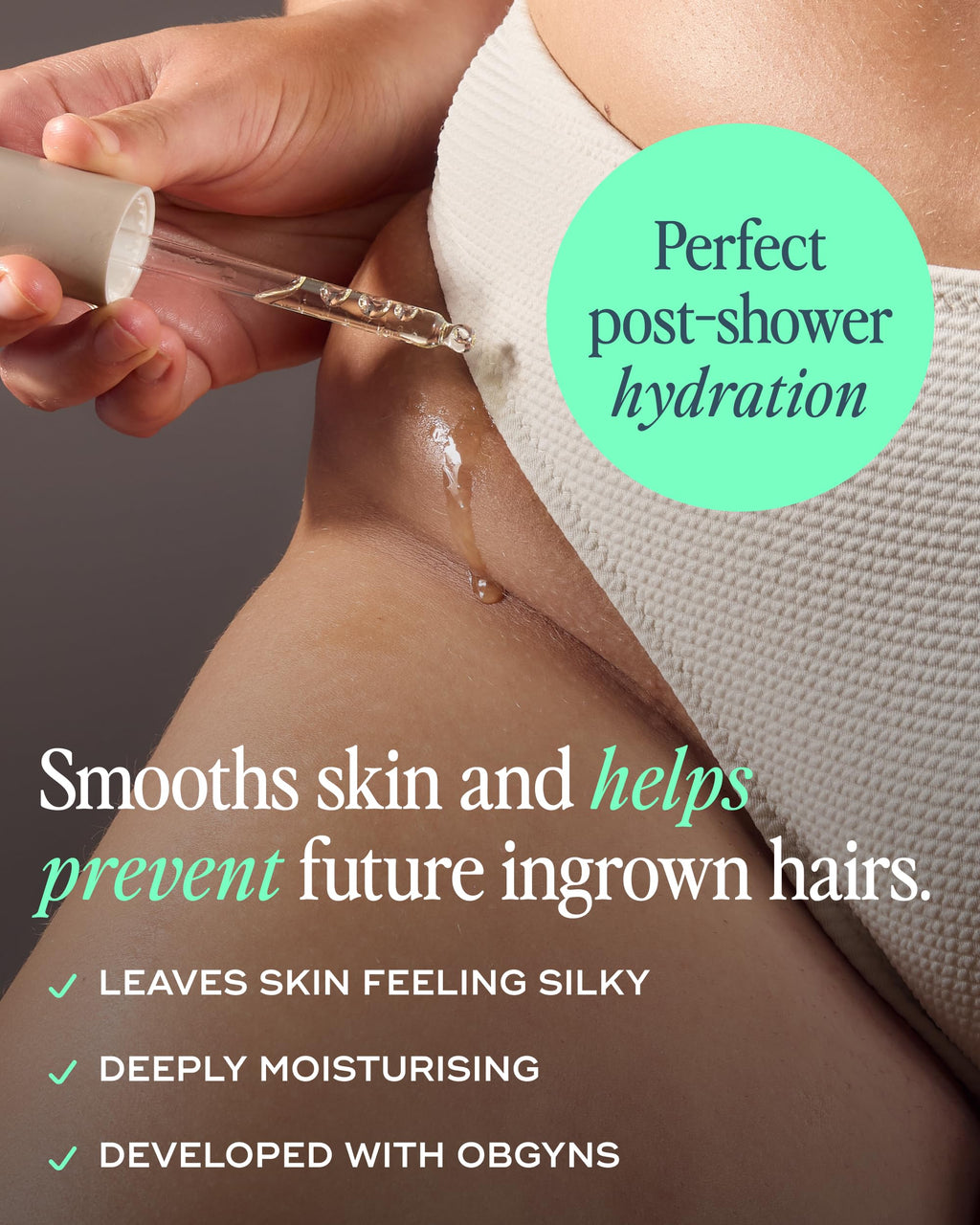 Luna Daily Mini Ingrown Hair Oil (10ml) | Travel-Size Hydrating Oil for Delicate Areas