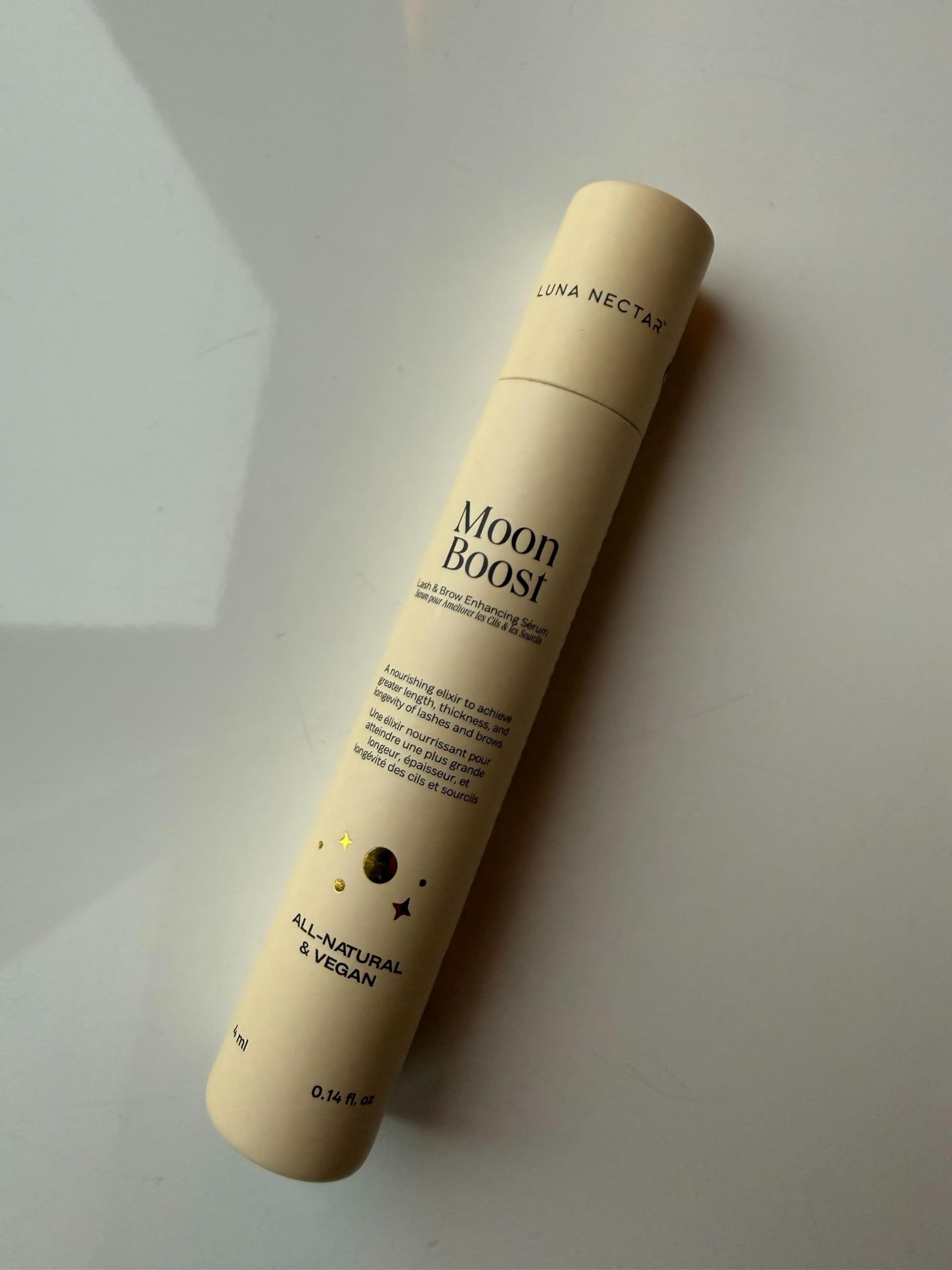 Moon Boost by Luna Nectar – Vegan Lash & Brow Serum (Fragrance-Free, Fast Results)