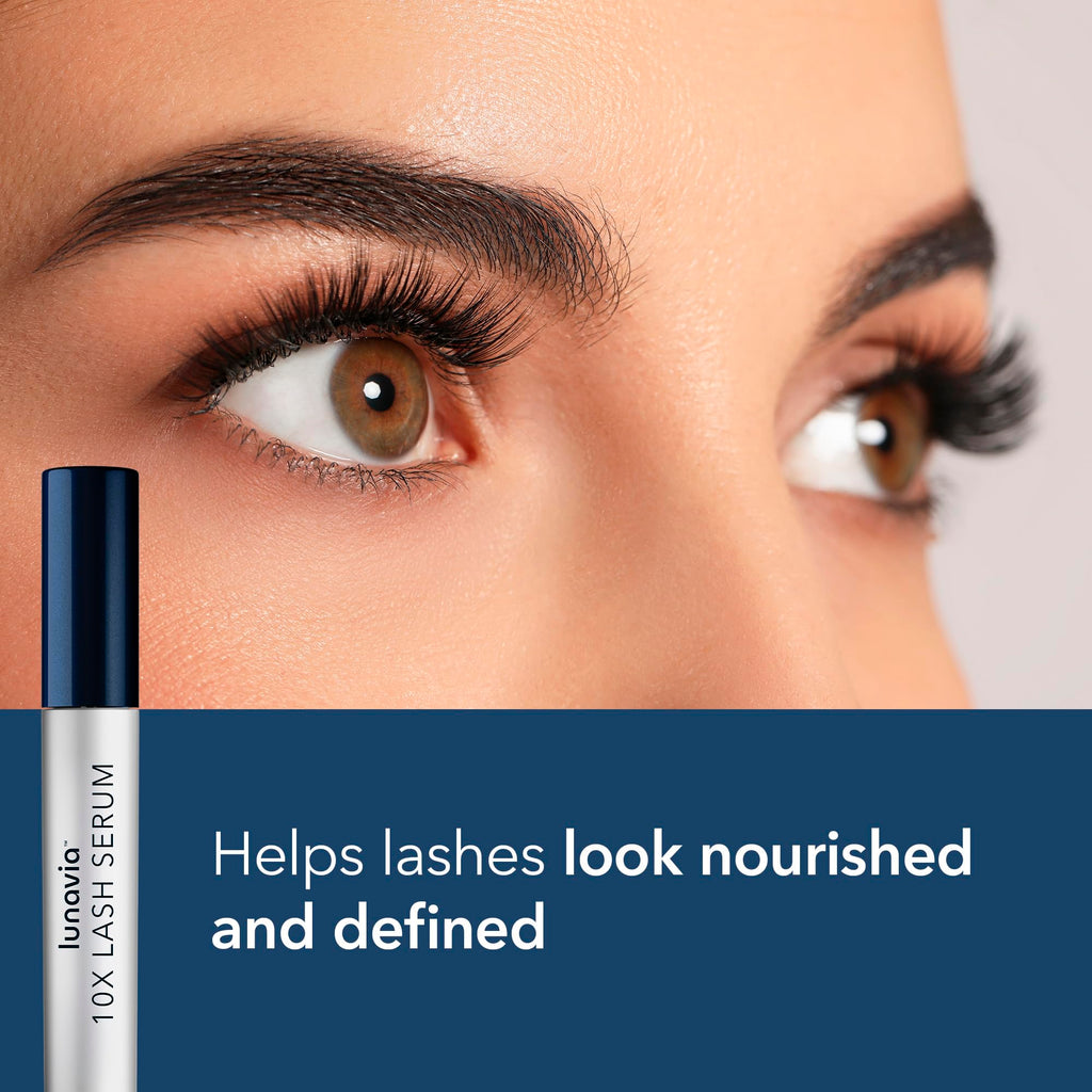 Lunavia 10X Lash Serum – Peptide & Ginseng for Healthier, Defined Lashes