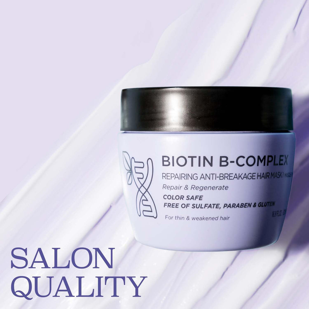 L Luseta Biotin B-Complex Hair Mask – Growth & Strength, 16.9 oz