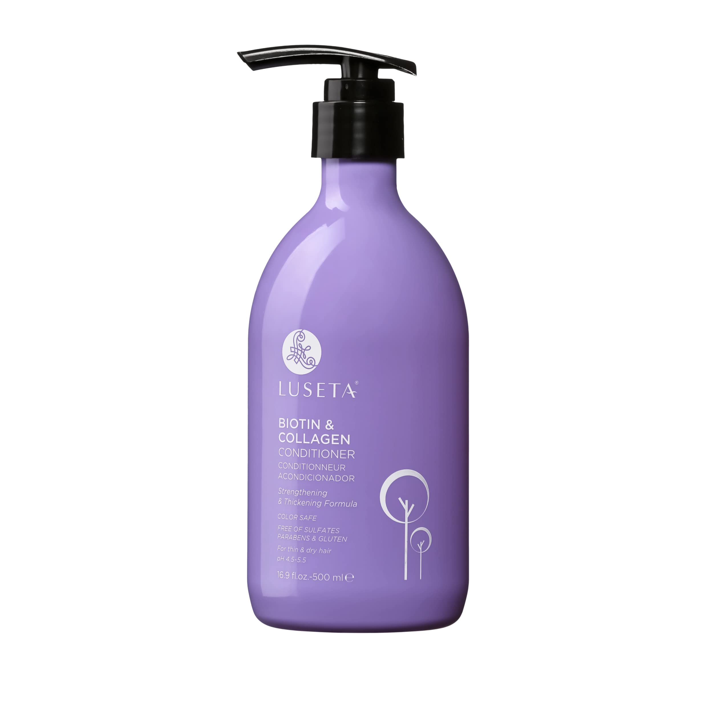 Luseta Biotin & Collagen Conditioner Thickening for Hair - 16.9 oz, Argan Oil, Sulfate & Paraben Free