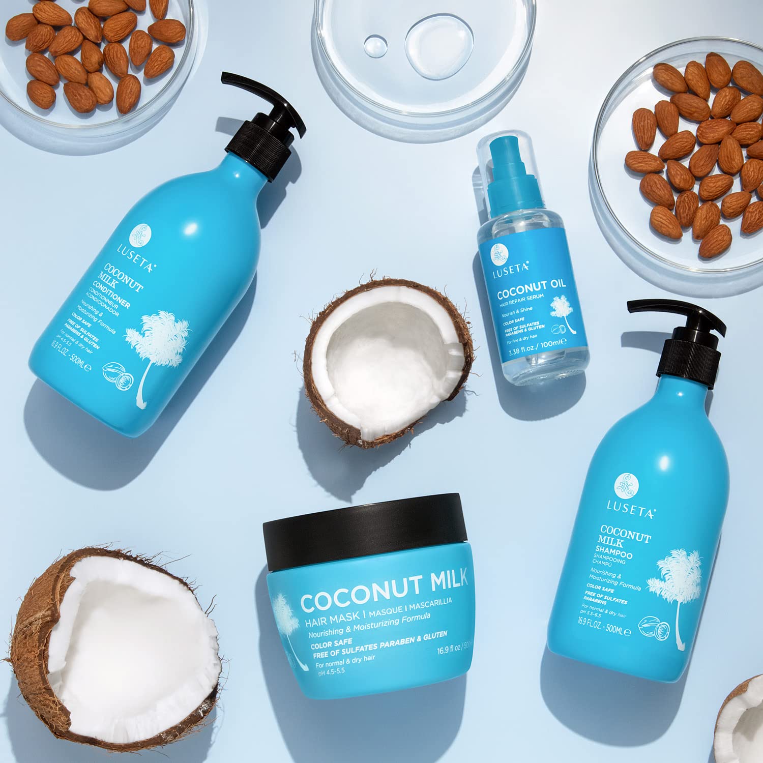 Luseta Coconut Milk Hair Mask 16.9 oz – Hydrating, Sulfate-Free