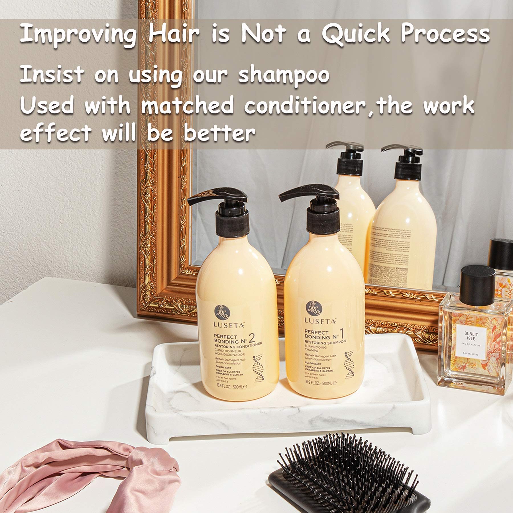 Luseta Perfect Bonding Restoring Shampoo — Bond Strength & Color Longevity