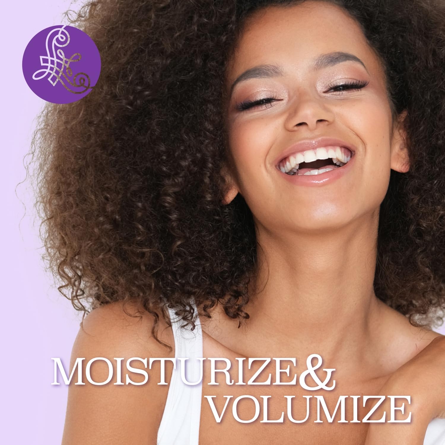 L Luseta Curly Hair Mask 16.9 oz – Deep Conditioning for Curly & Wavy Hair, Anti-Frizz & Defined Curls