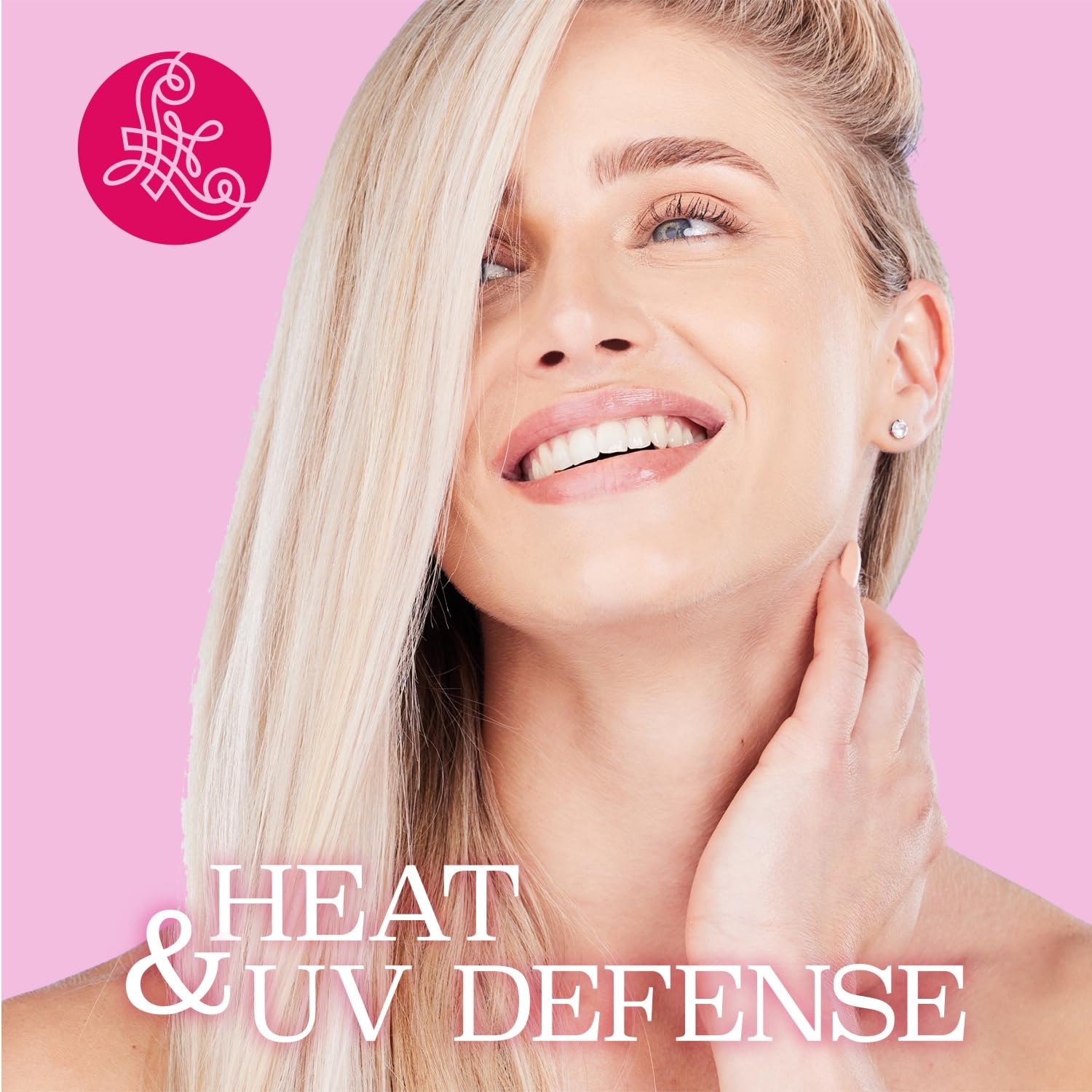 Luseta Glossy Pearl Heat Protectant Spray – Thermal Protection, Shine & Strength (8.5oz)