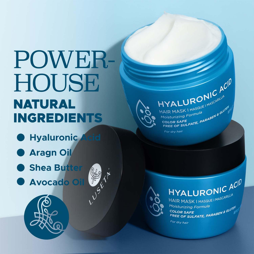 L LUSETA Hyaluronic Acid Hair Mask – Intense Moisture for Hydrated, Manageable Hair