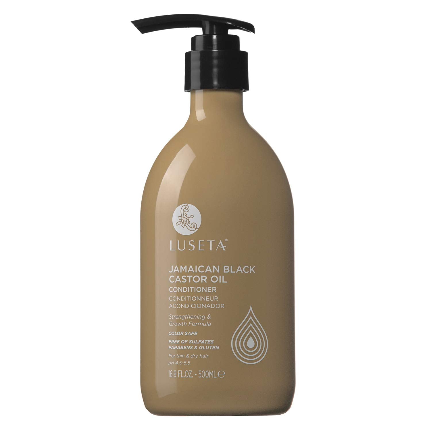 Luseta Jamaican Black Castor Oil Conditioner for Fine, Dry Hair – 16.9oz