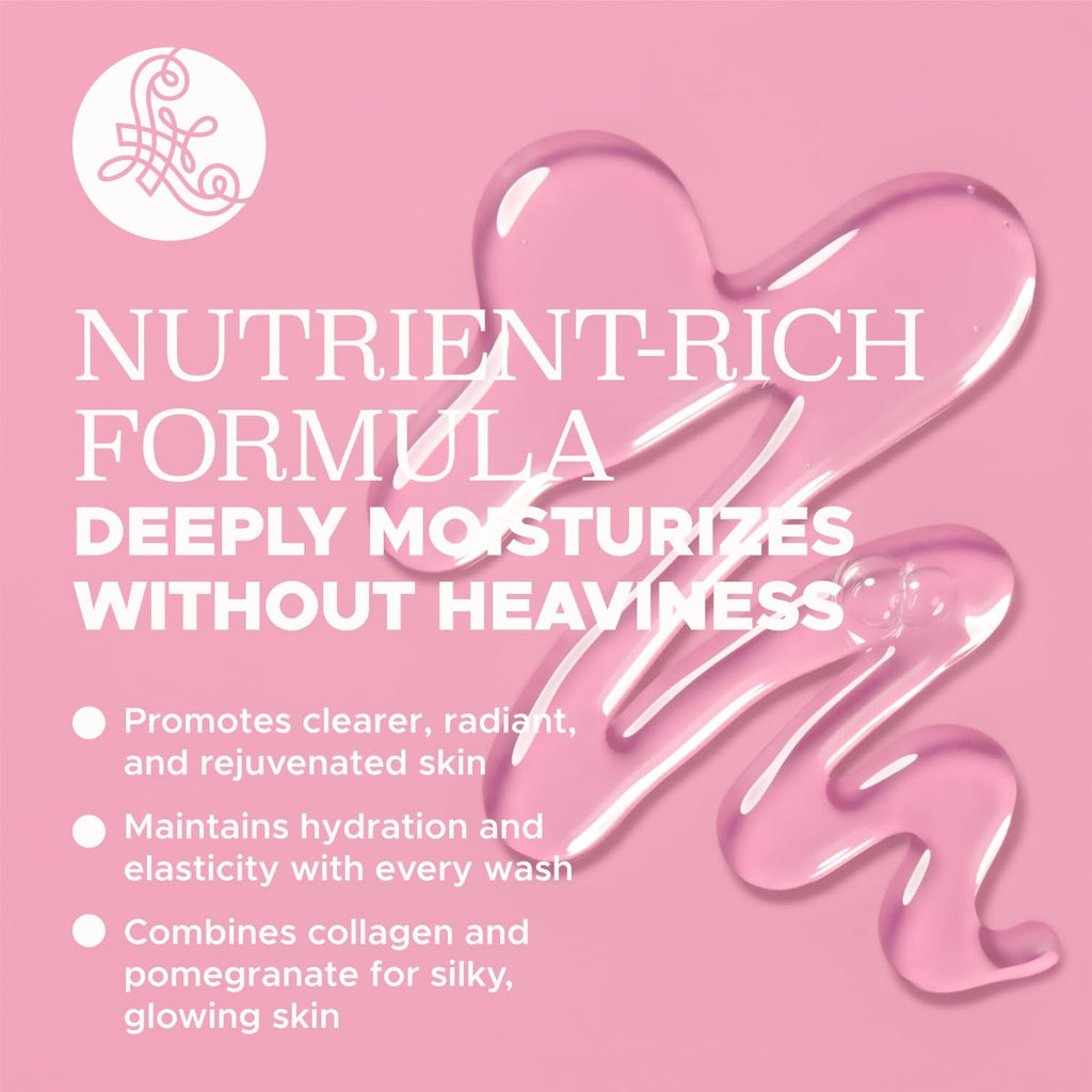 Luseta Rose Oil Body Wash – Hydrating Shower Gel for Dry Skin (Sulfate-Free, 33.8oz)
