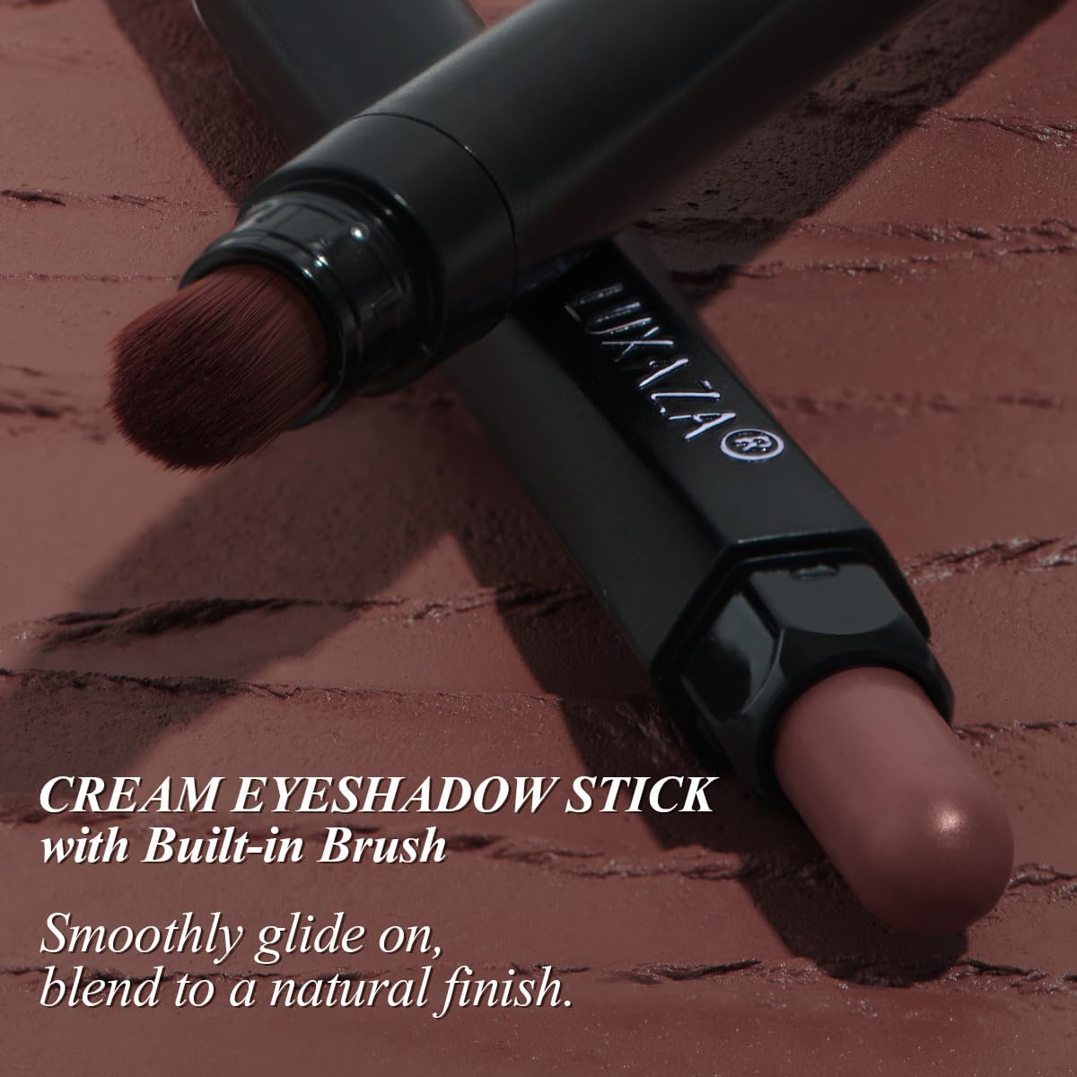 LUXAZA PRO Neutral Eyeshadow Stick Set | Waterproof, Long-Wear, Cinnamon Coco