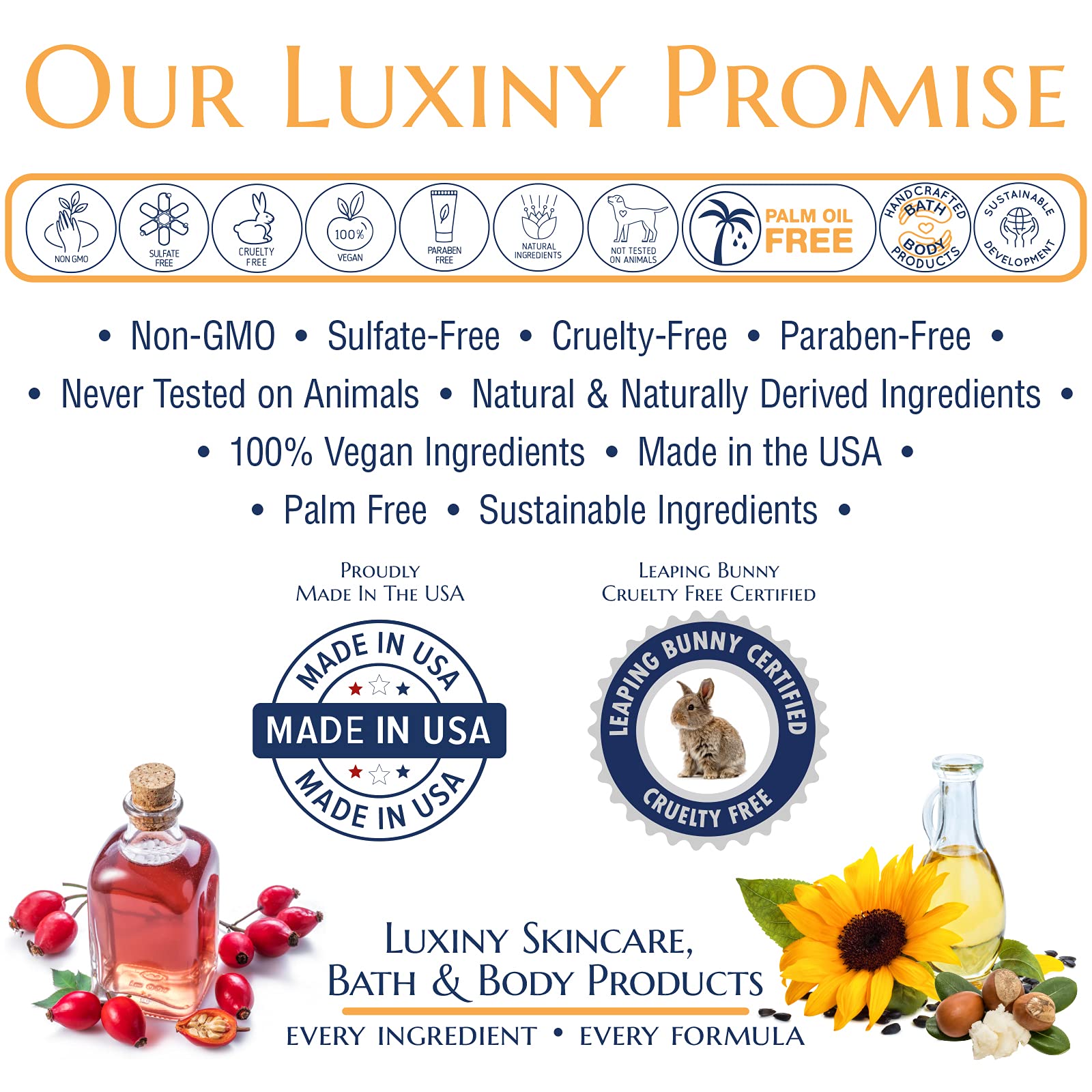Luxiny Pure Hyaluronic Acid Serum – 2oz Double Size | Hydration, Anti-Aging, Fragrance-Free