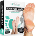LV LAVINSO Foot Peel Mask – 2-Pack for Soft, Baby-Soft Feet (Original Scent)