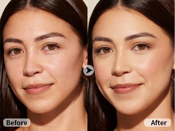 LXSKN 6-in-1 Matte Foundation with 1% Hyaluronic Acid — Poreless Glow, 12 Shades (101 Light)