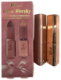 LYS Beauty Glow Worthy Mini Duo: Harmony Cream Bronzer + Brave Highlighter – 0.09 oz Each
