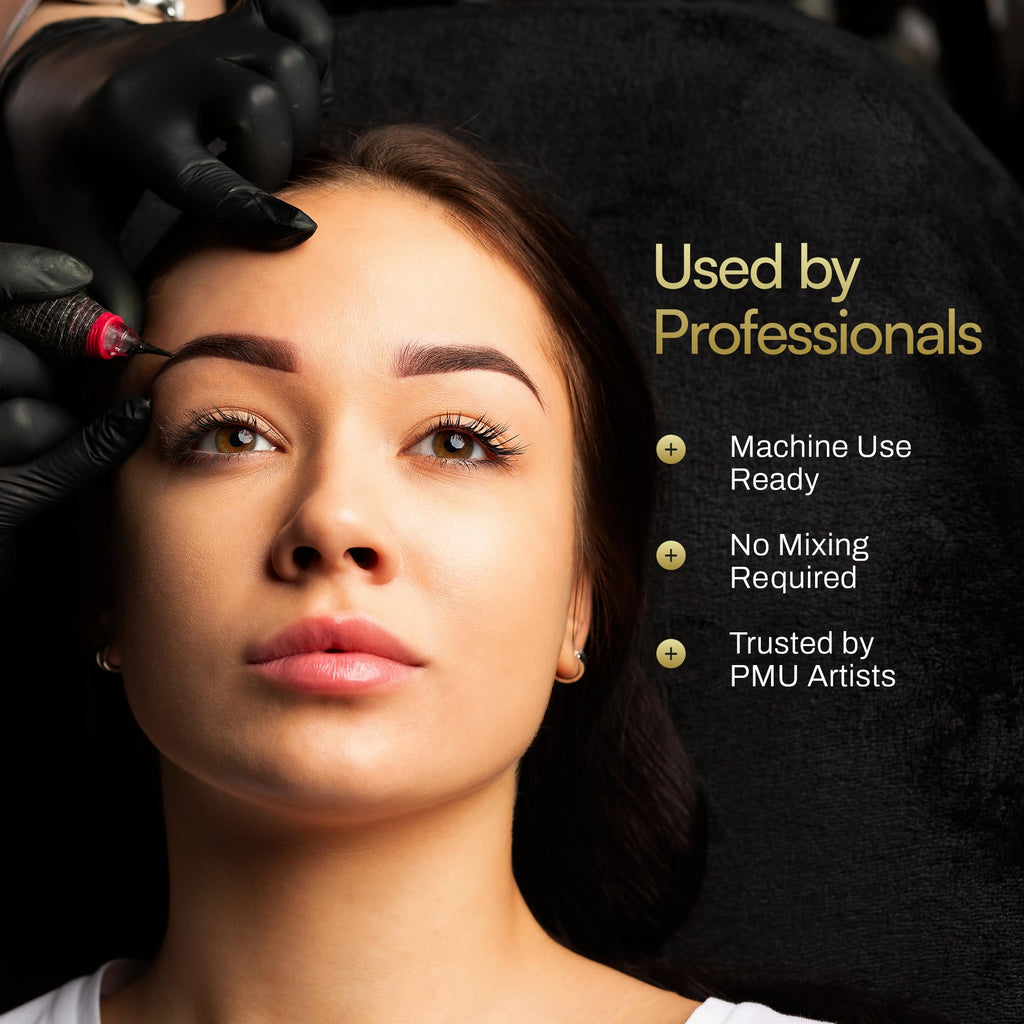 M - Microblading Ink Set (7 Medical-Grade Pigments) | Professional PMU Ink for Eyebrows